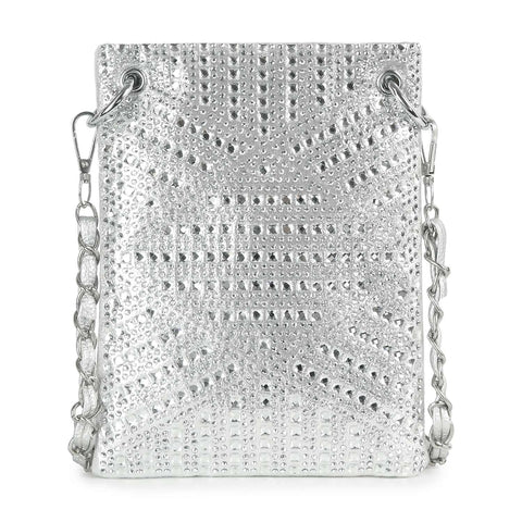 * New Size * Rhinestone Covered Petite Crossbody Sling