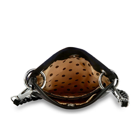 * New Size  *Leopard Print Petite Sparkling Crossbody Sling