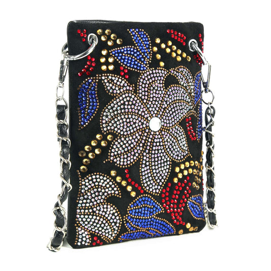 *New Size* Colorful Rhinestone Petite Crossbody Sling