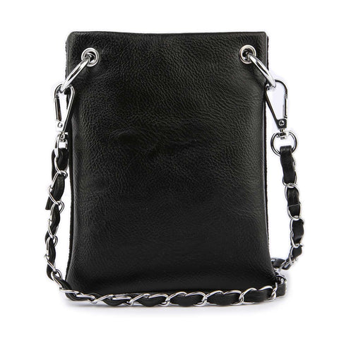 Rhinestone Butterfly Pattern Petite Crossbody Sling