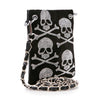 *New Size* Rhinestone Skull Pattern Petite Crossbody Sling