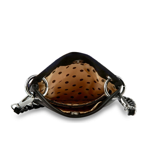 Rhinestone Crab Design Petite Crossbody Sling