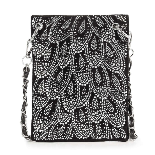 * New Size* Rhinestone Bling Petite Crossbody Sling