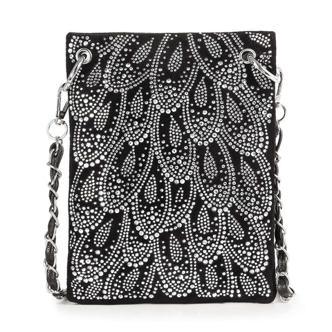 * New Size* Rhinestone Bling Petite Crossbody Sling
