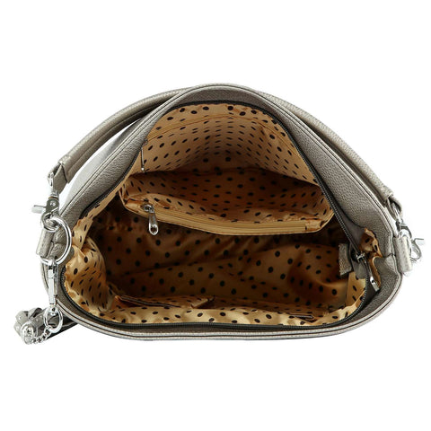 Rhinestone Design Hobo Handbag