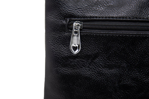 Rose Design Rhinestone Crossbody Sling