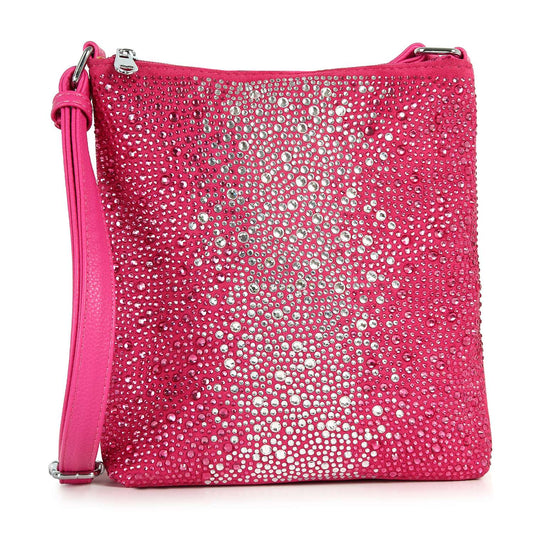 Glamorous Rhinestone Design Crossbody Sling