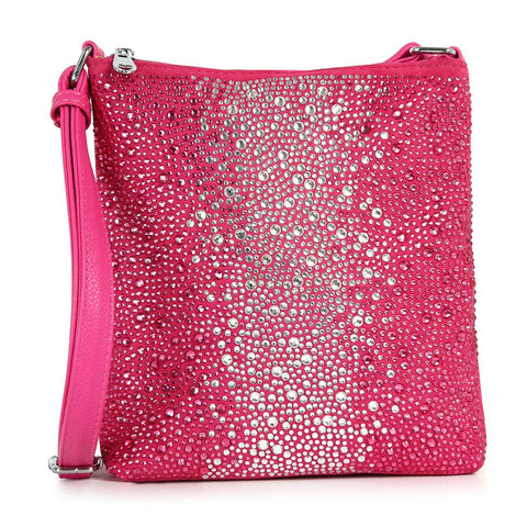 Glamorous Rhinestone Design Crossbody Sling