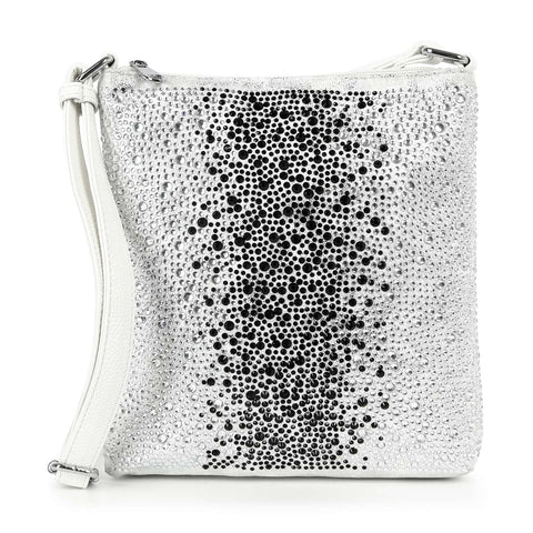Glamorous Rhinestone Design Crossbody Sling