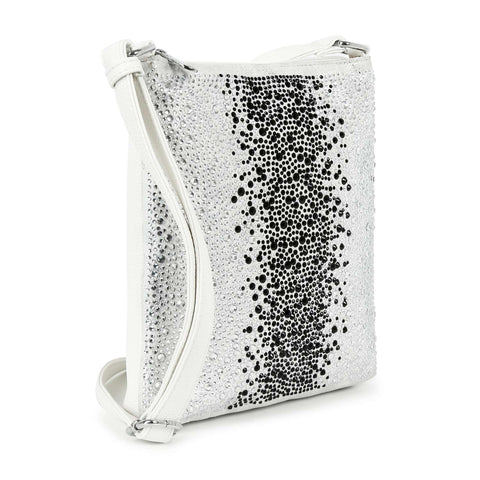 Glamorous Rhinestone Design Crossbody Sling