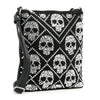 Stunning Bling Skull Crossbody Bag
