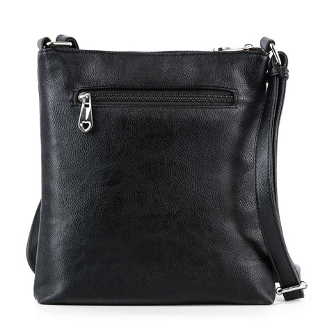 Spectacular American Flag Skull Rhinestone Crossbody Bag