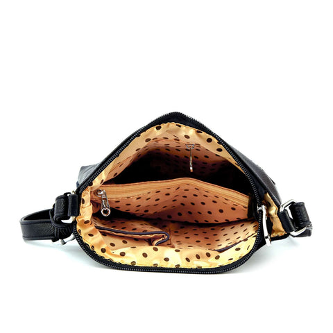 Stunning Bling Skull Crossbody Bag