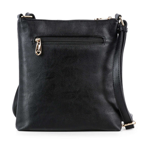 Sparkling Peacock Feather Crossbody Sling