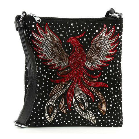 Colorful Phoenix Design Crossbody Sling