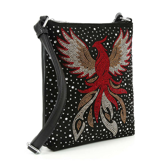 Colorful Phoenix Design Crossbody Sling