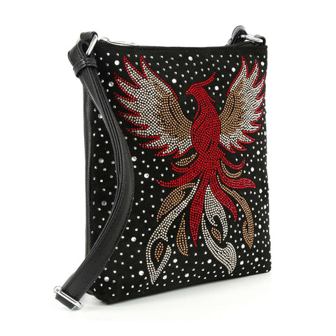 Colorful Phoenix Design Crossbody Sling