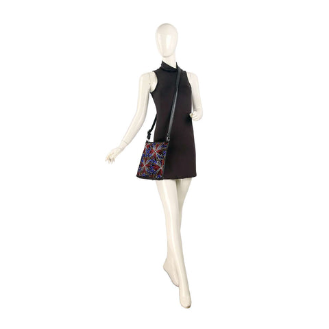 Rhinestone Fourth of July Explosion Crossbody Sling