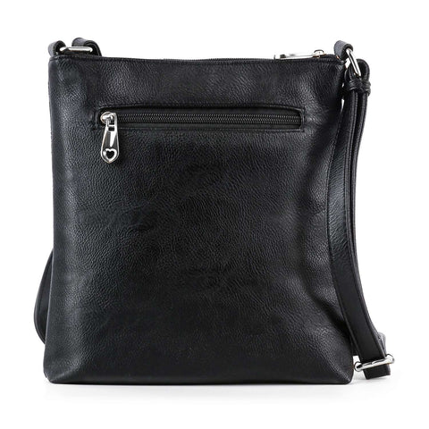 Unique Faded  Rhinestone Skull Desgin Crossbody Sling