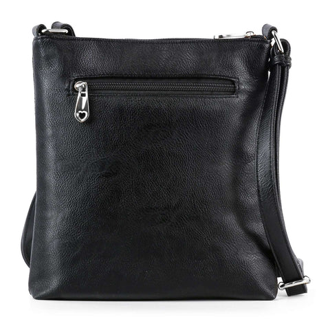 Ornate Rhinestone Skull Design Crossbody Sling