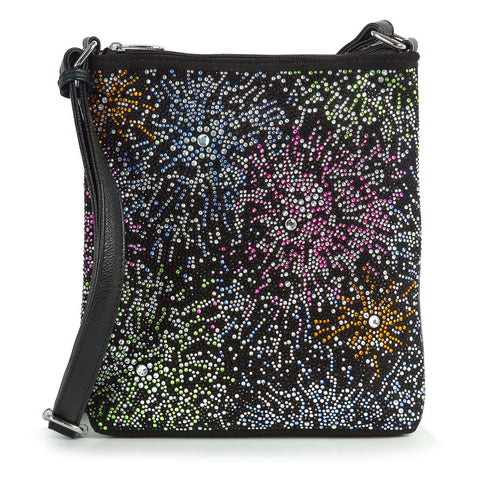 Colorful Rhinestone Explosion Crossbody Sling