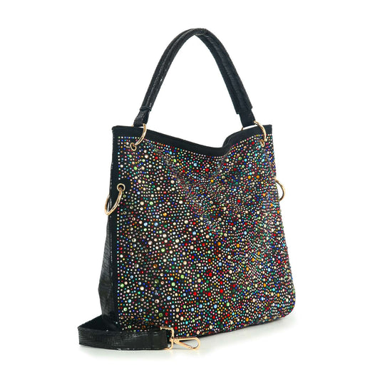 Colorful Stone large Hobo Handbag