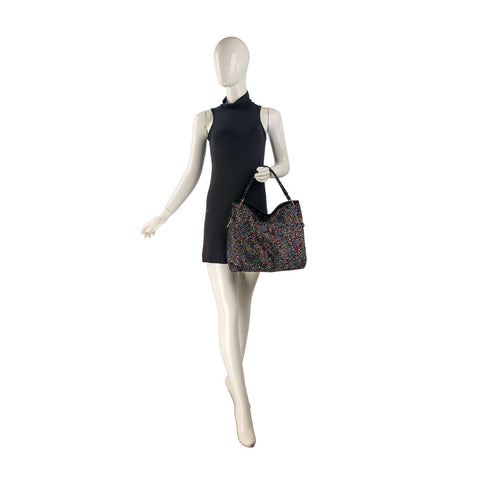 Colorful Stone large Hobo Handbag