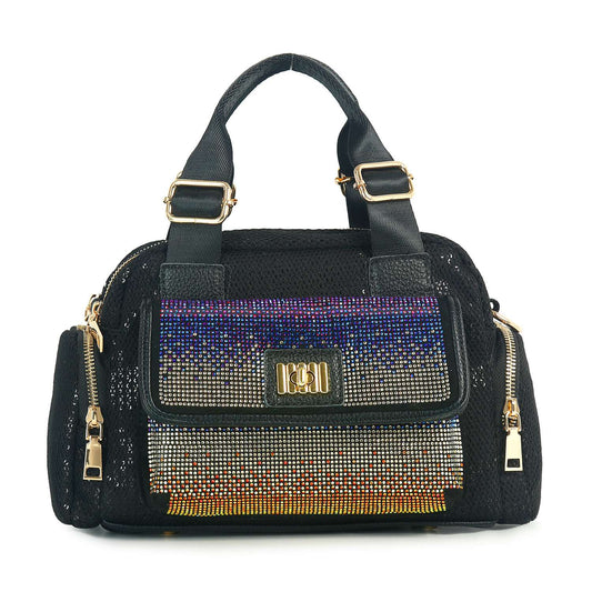Dazzling Front Pocket Classic Satchel Handbag