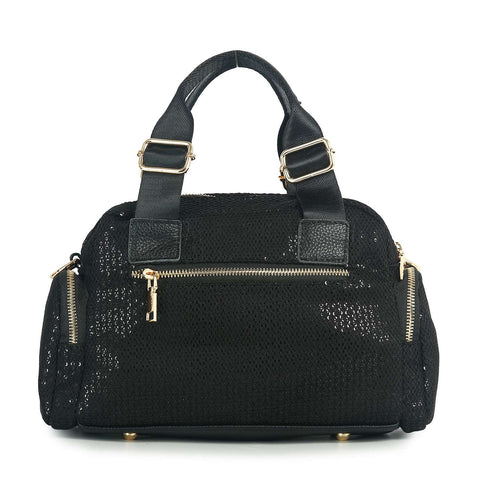 Dazzling Front Pocket Classic Satchel Handbag