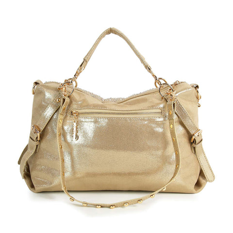 Decorated Sparkling Rhinestone Satchel Handbag