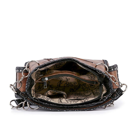 Western Rhinestone Cross Handbag