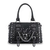 Edgy Skull Satchel Handbag