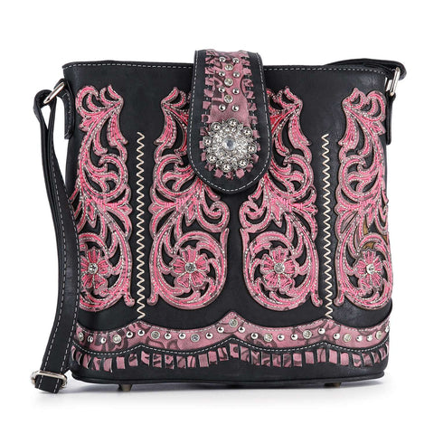 Western Embroidered Crossbody Sling