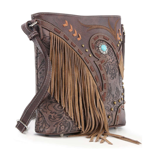 Western Fringe Design Crossbody Sling