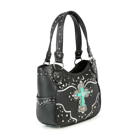 Decorative Cross Western Shoulder Bag