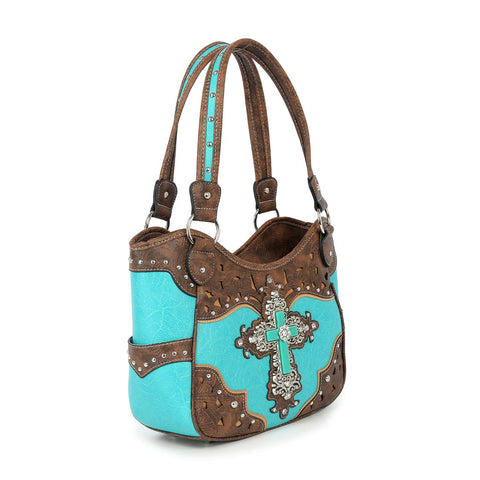 Decorative Cross Western Shoulder Bag