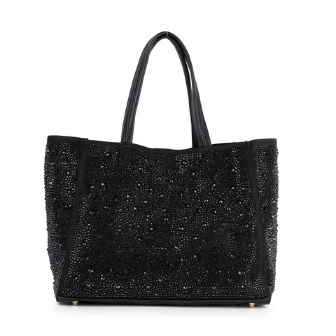 Two In One Sparkling Rhinestone Tote Set