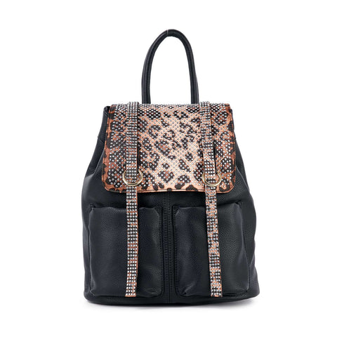 Rhinestone Accent Fashion Backpack