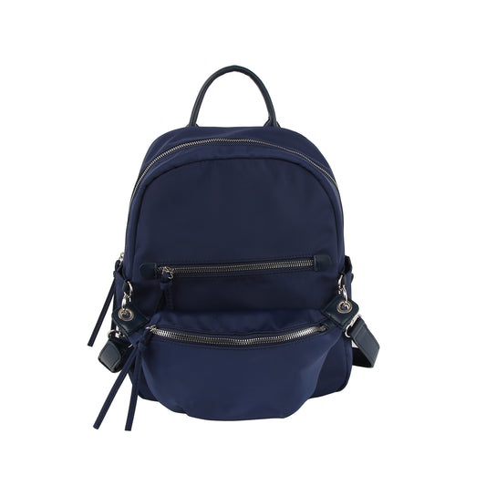 Multi Pocket Nylon Backpack Two Piece Set