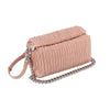 Embossed Gathered Shoulder Bag