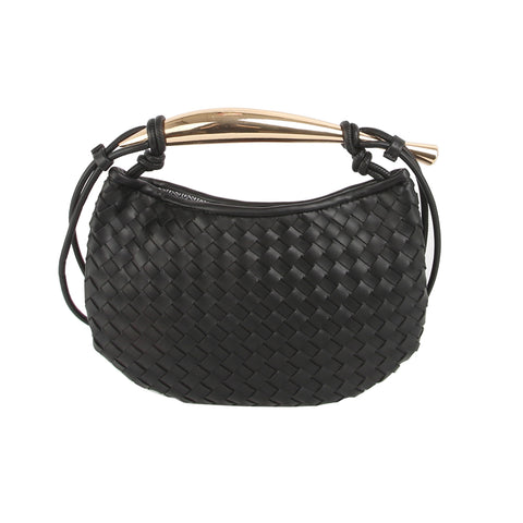 Woven Slim Shoulder Bag