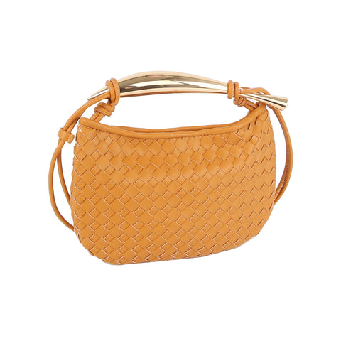 Woven Slim Shoulder Bag