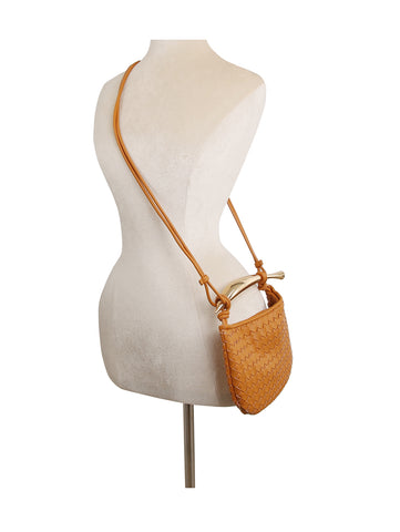 Woven Slim Shoulder Bag