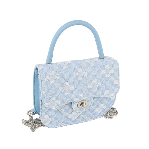 Quilted Design Medium Shoulder Bag