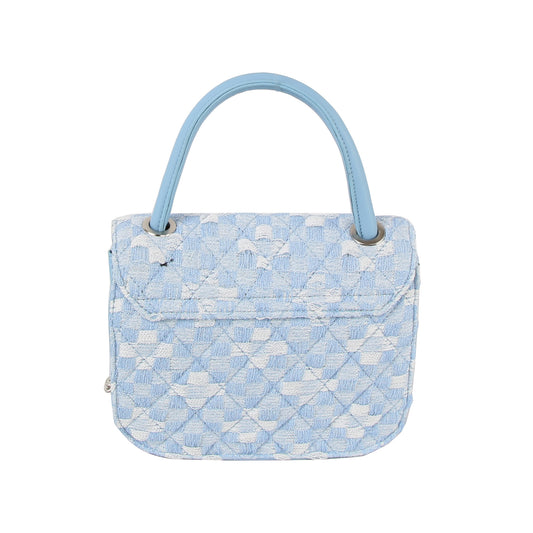 Quilted Design Medium Shoulder Bag