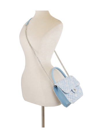 Quilted Design Medium Shoulder Bag