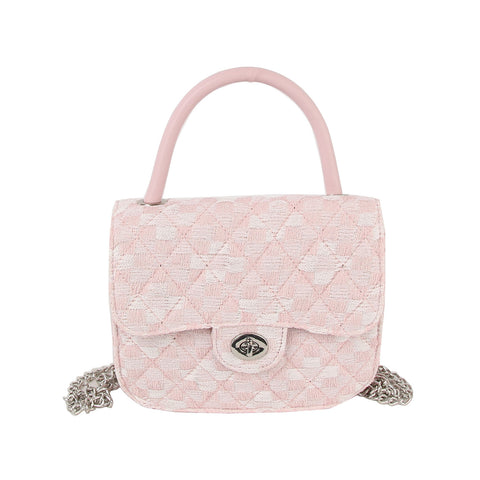 Quilted Design Medium Shoulder Bag