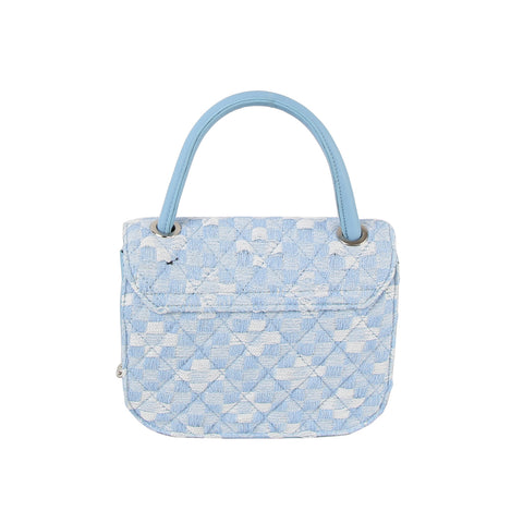 Quilted Design Small Shoulder Bag