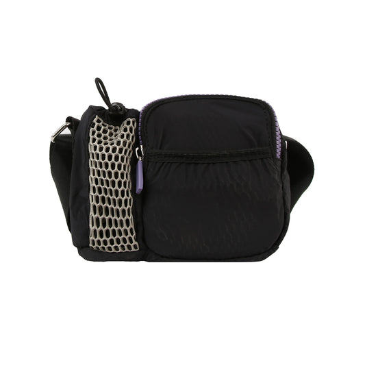 Daily Net Pocket Detail Nylon Crossbody