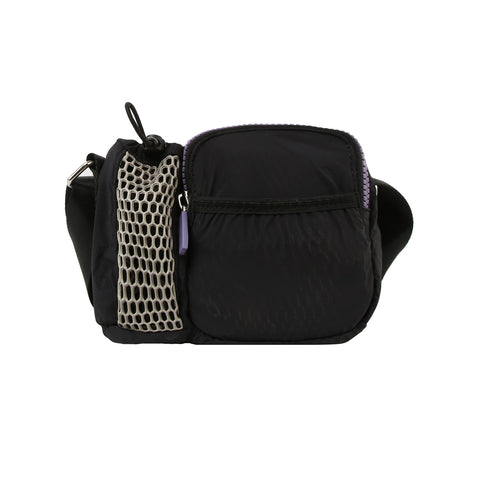 Daily Net Pocket Detail Nylon Crossbody